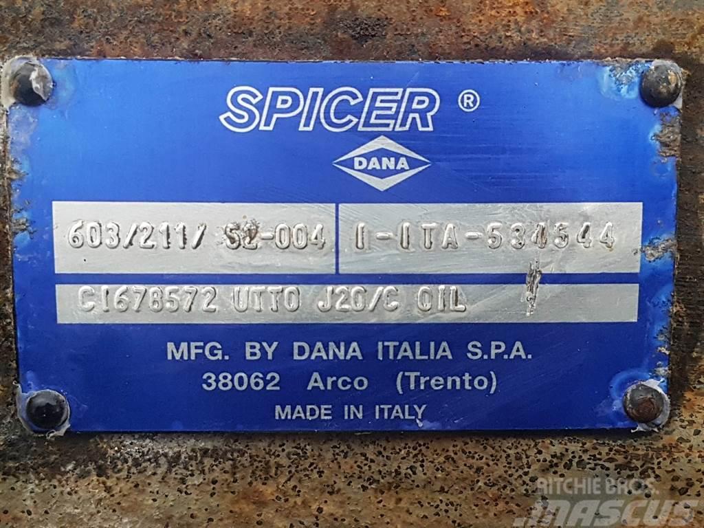Manitou 180ATJ-Spicer Dana 603/211/52-004-Axle/Achse/As Osi