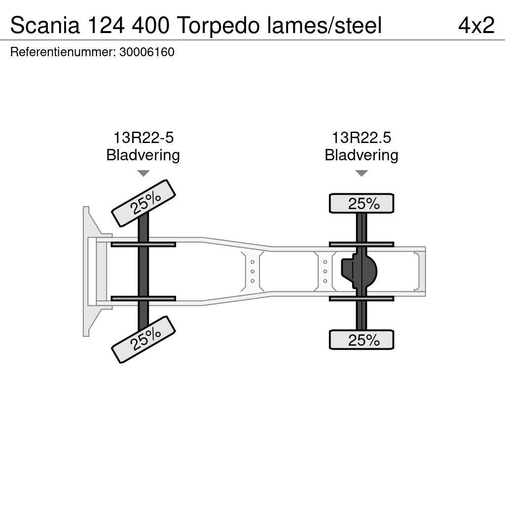 Scania 124 400 Torpedo lames/steel Traktorske jedinice