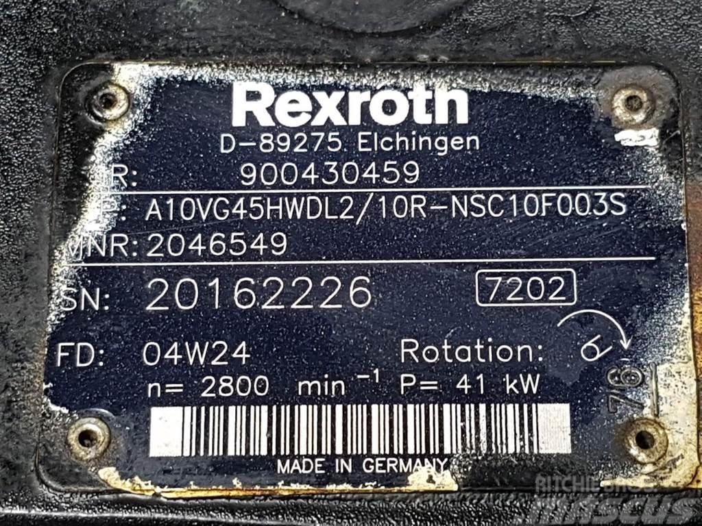 Rexroth A10VG45HWDL2/10R-R912046549-Drive pump/Fahrpumpe Hidraulika