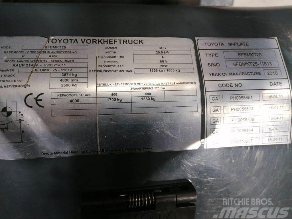 Toyota 8FBMKT25 Električni viličari