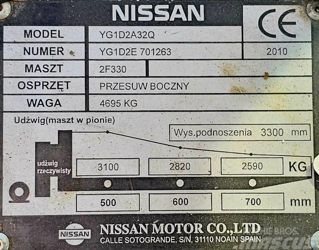 Nissan YG1D2A32Q Dizelski viličari
