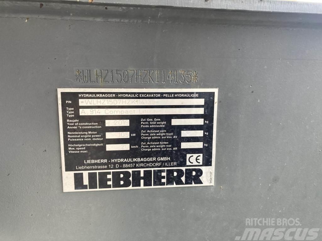 Liebherr A 914 Compact Litronic Bageri na kotačima