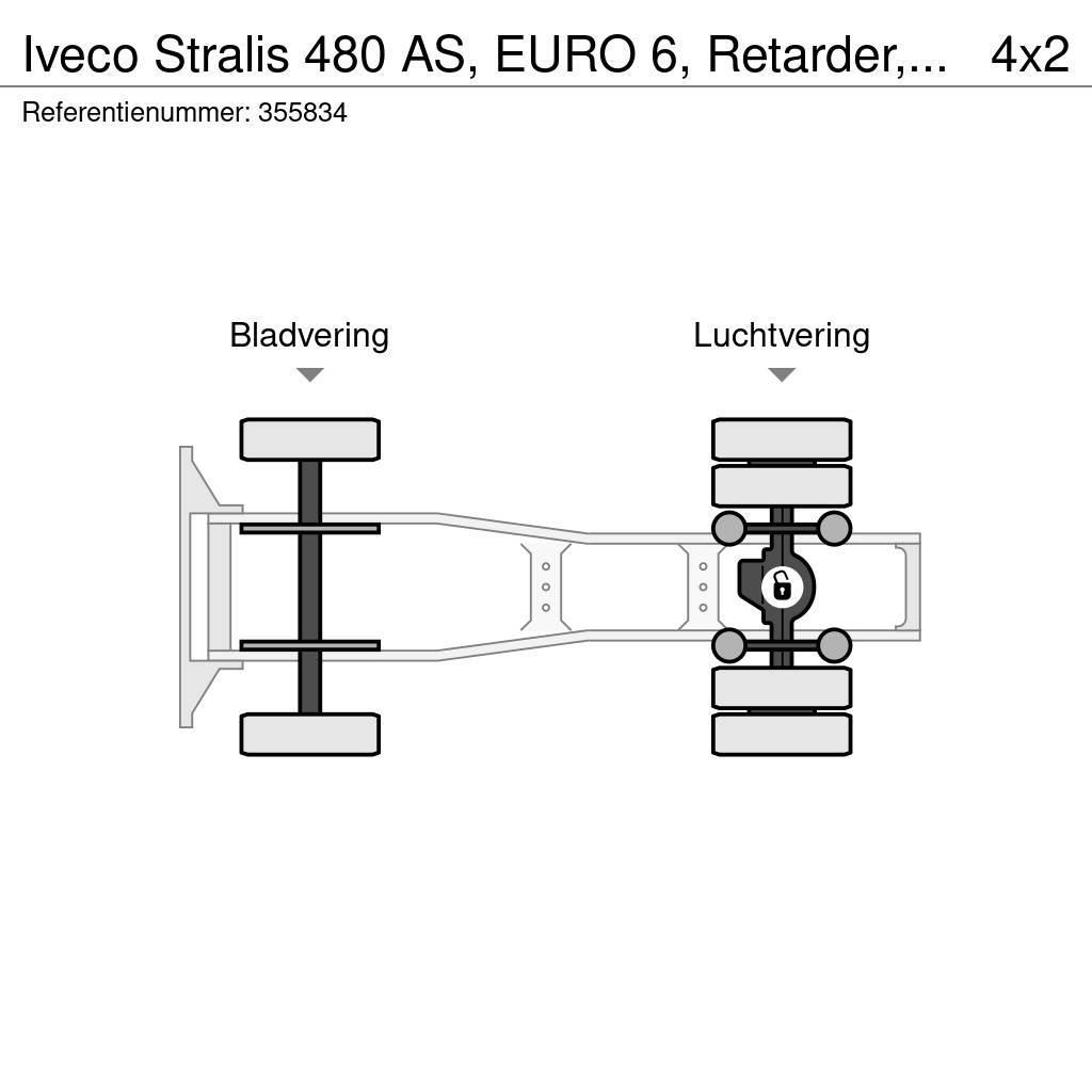Iveco Stralis 480 AS, EURO 6, Retarder, Standairco Traktorske jedinice
