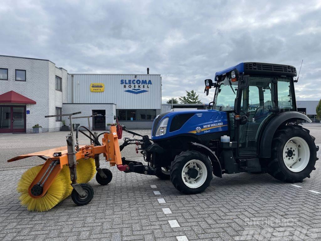 New Holland T4.80N & Sweeper Traktori