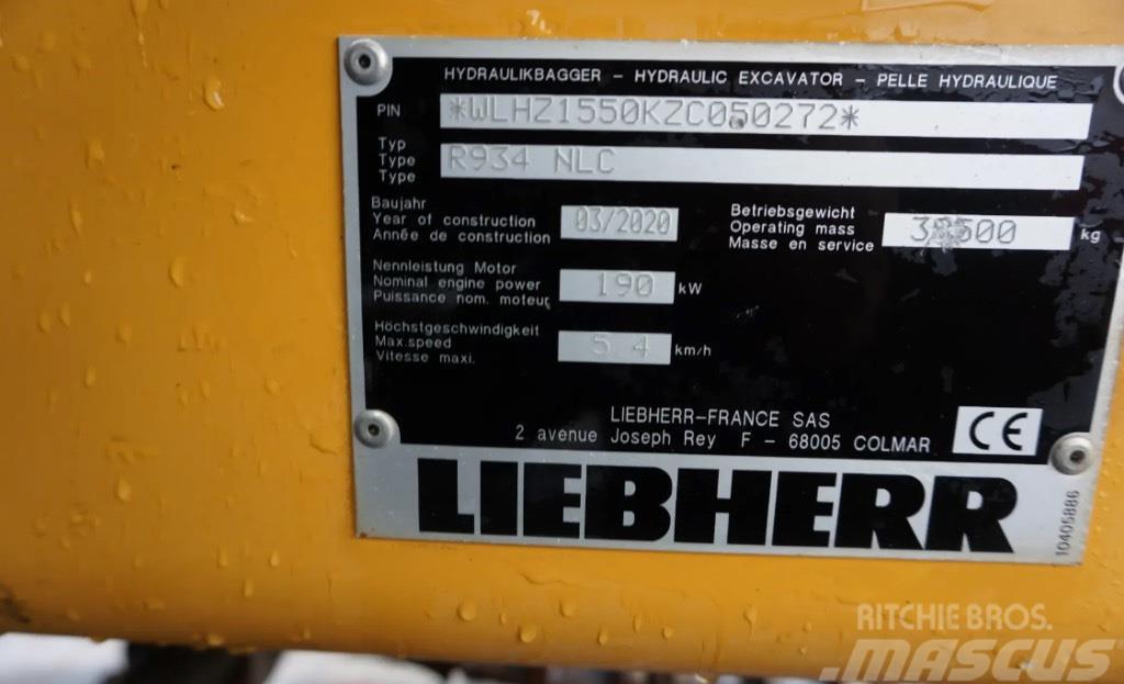 Liebherr R 934 NLC Bageri gusjeničari
