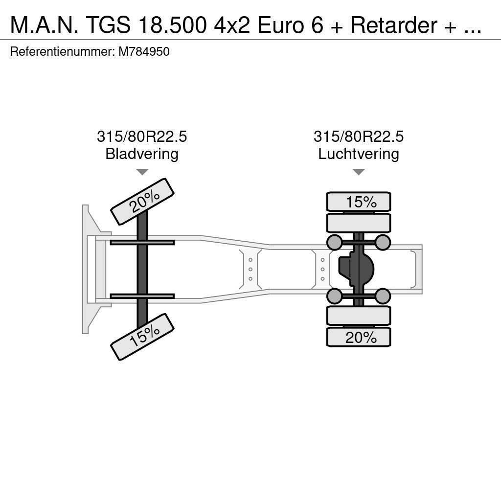 MAN TGS 18.500 4x2 Euro 6 + Retarder + Hydraulics Traktorske jedinice