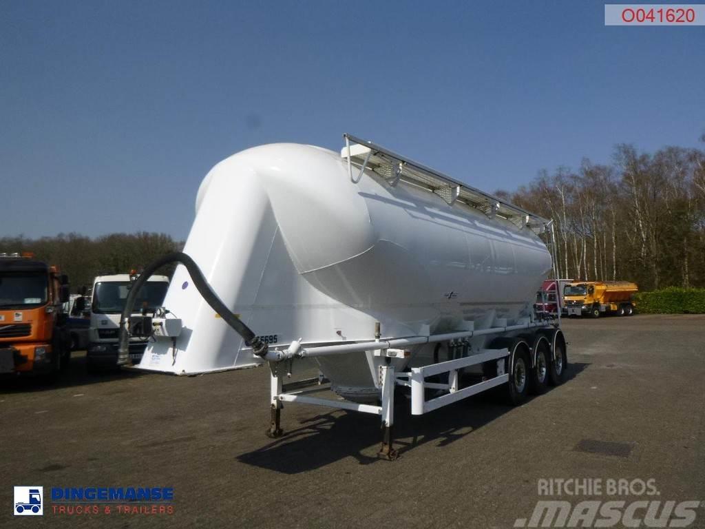 Spitzer Powder tank alu 37 m3 Tanker poluprikolice