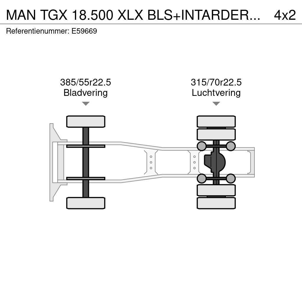 MAN TGX 18.500 XLX BLS+INTARDER-TOP! Traktorske jedinice