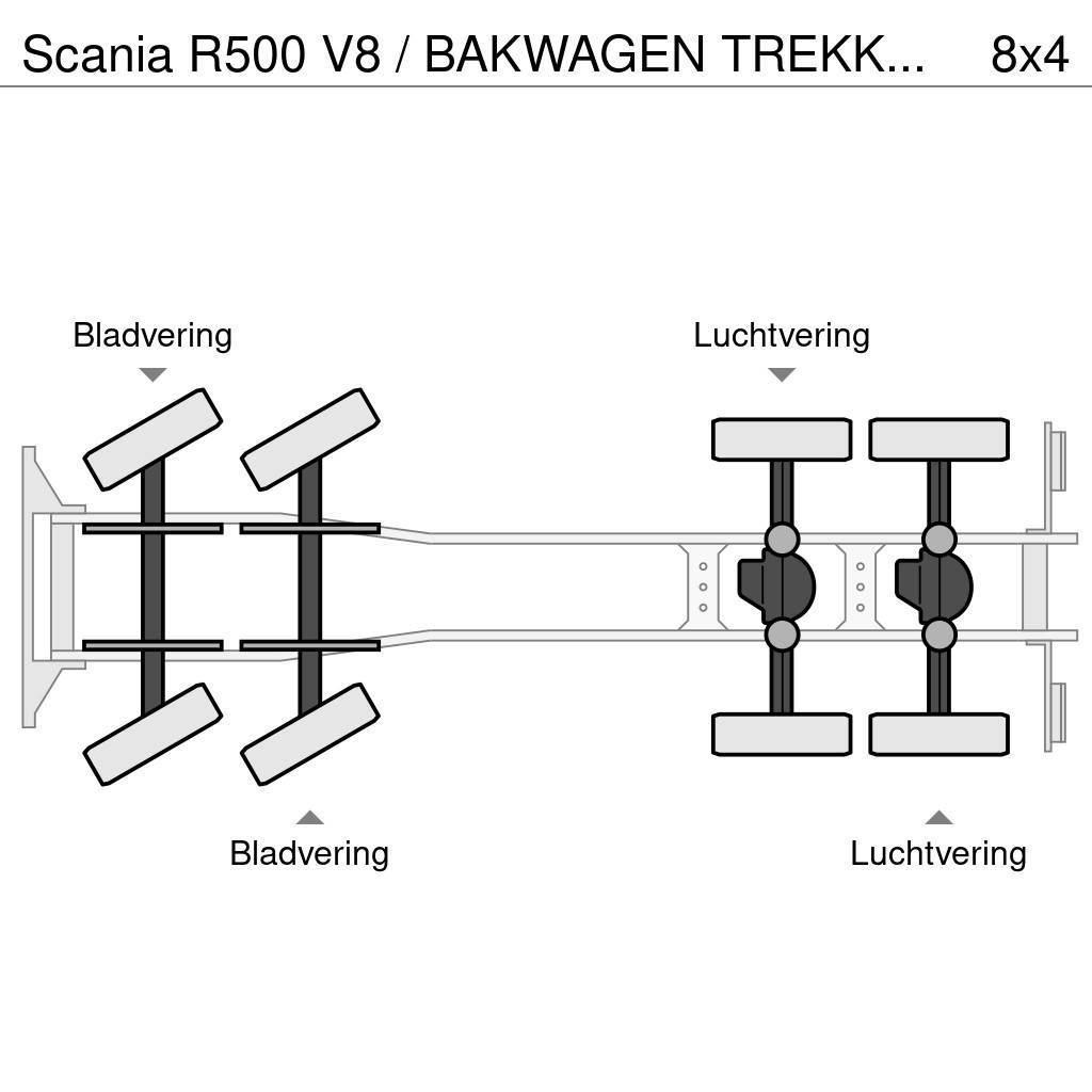 Scania R500 V8 / BAKWAGEN TREKKER COMBI / PALFINGER PK 53 Rabljene dizalice za težak teren