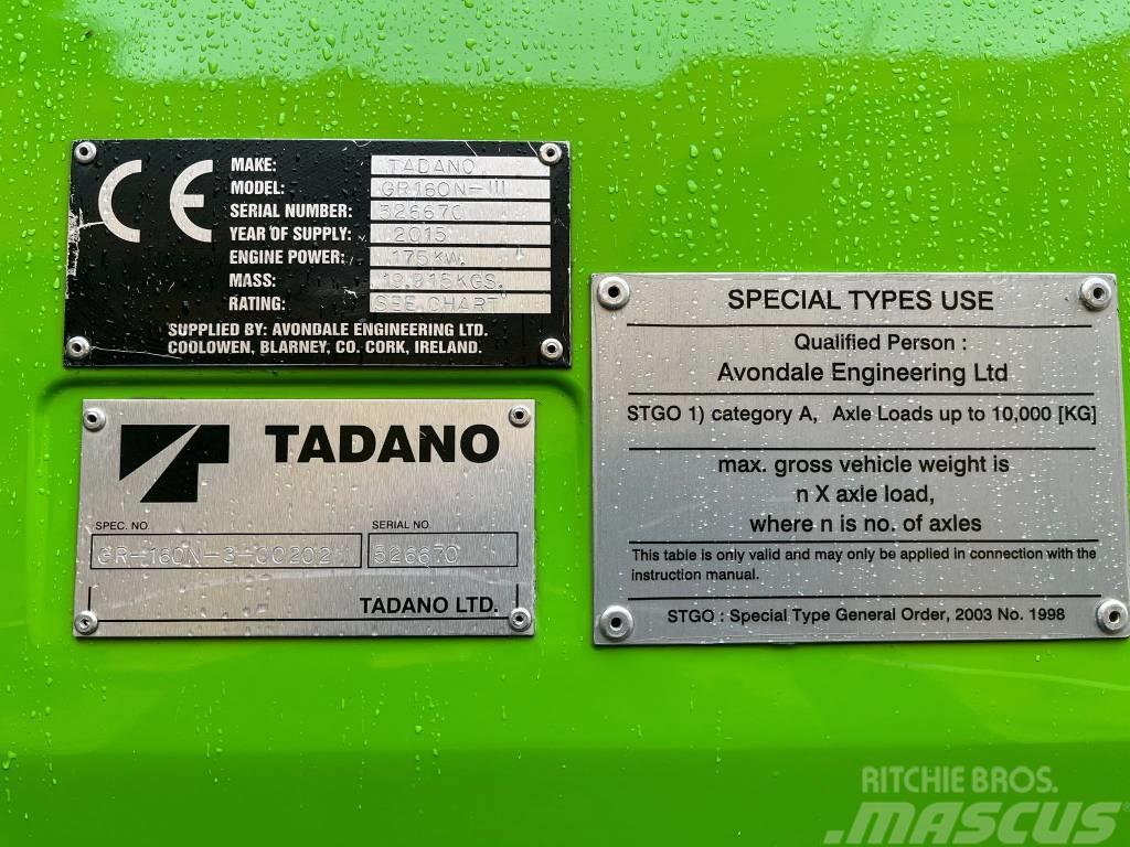 Tadano GR 160 n3 Autokran dizalice