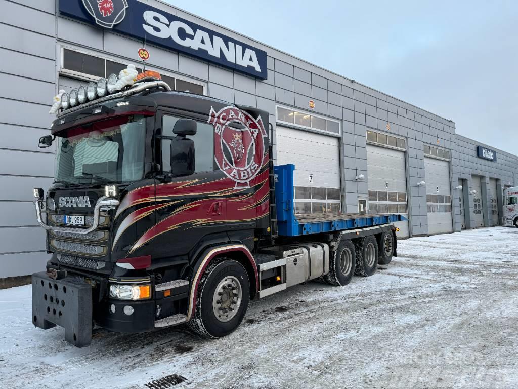 Scania Scania R580lb8x4*4 full plog Rol kiper kamioni s kukama za dizanje