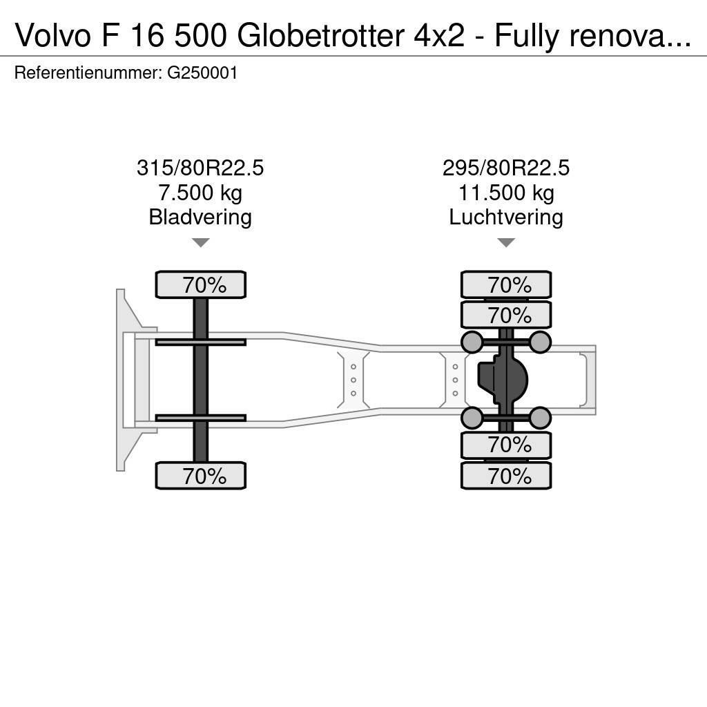 Volvo F 16 500 Globetrotter 4x2 - Fully renovated - Volv Traktorske jedinice