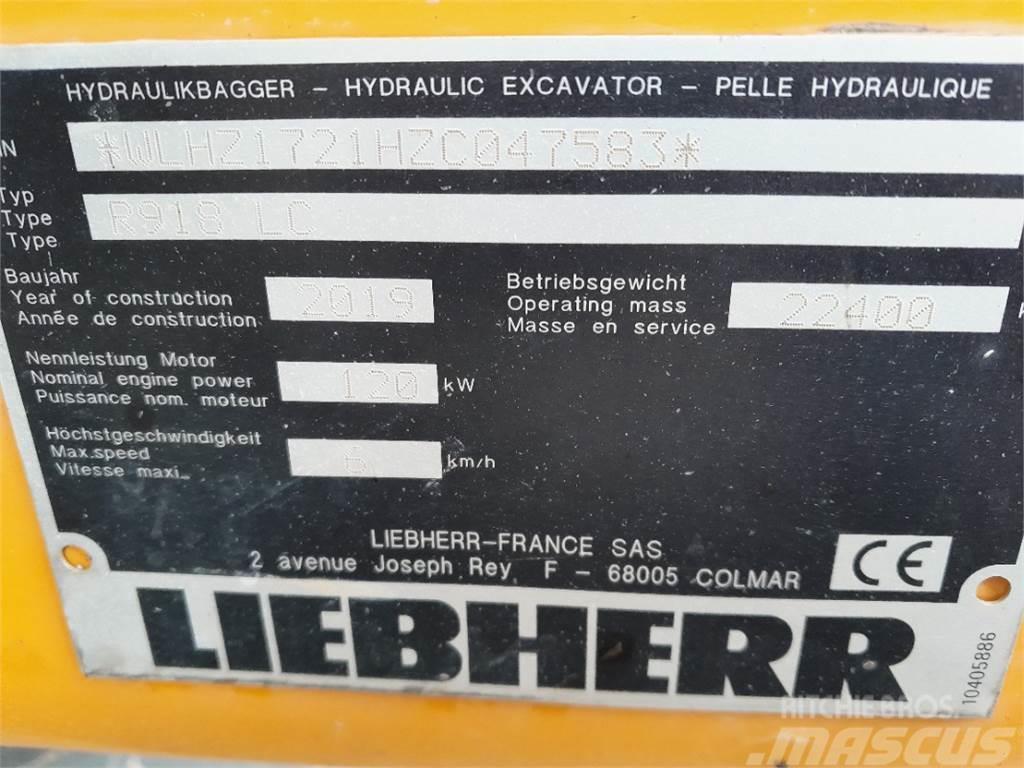 Liebherr R918 LC G6.0 Bageri gusjeničari
