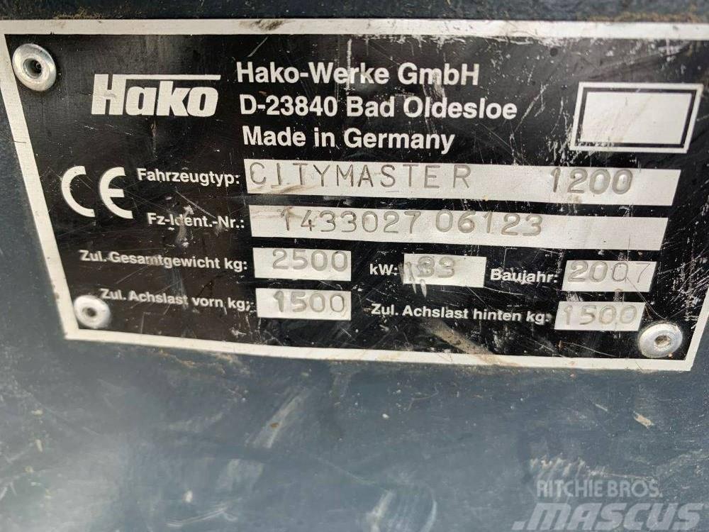 Hako Citymaster 1200 Strojevi za metenje