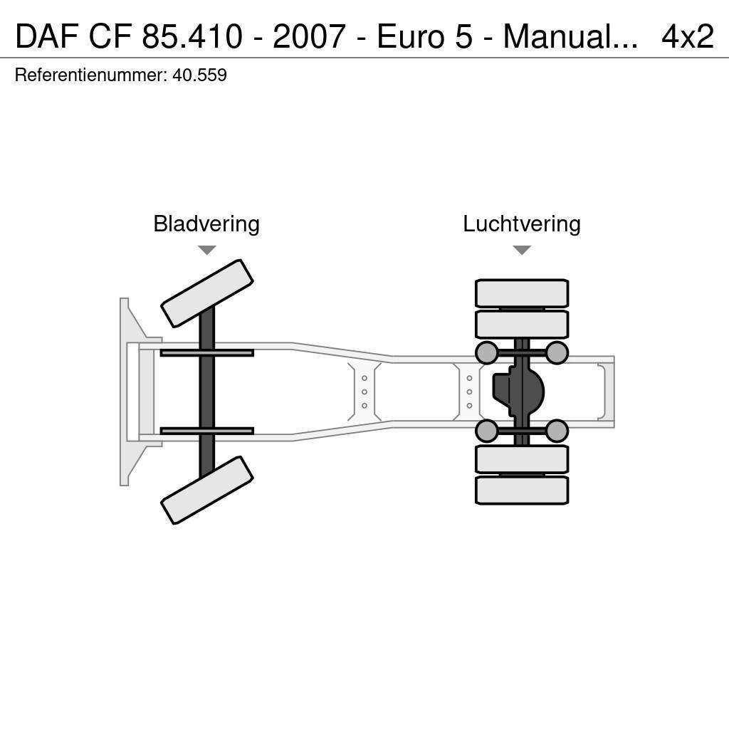 DAF CF 85.410 - 2007 - Euro 5 - Manual ZF - 40.559 Traktorske jedinice