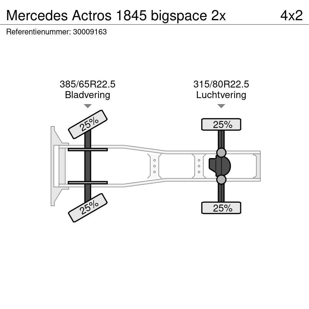 Mercedes-Benz Actros 1845 bigspace 2x Traktorske jedinice