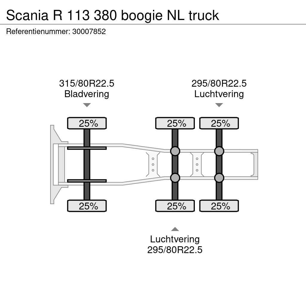 Scania R 113 380 boogie NL truck Traktorske jedinice