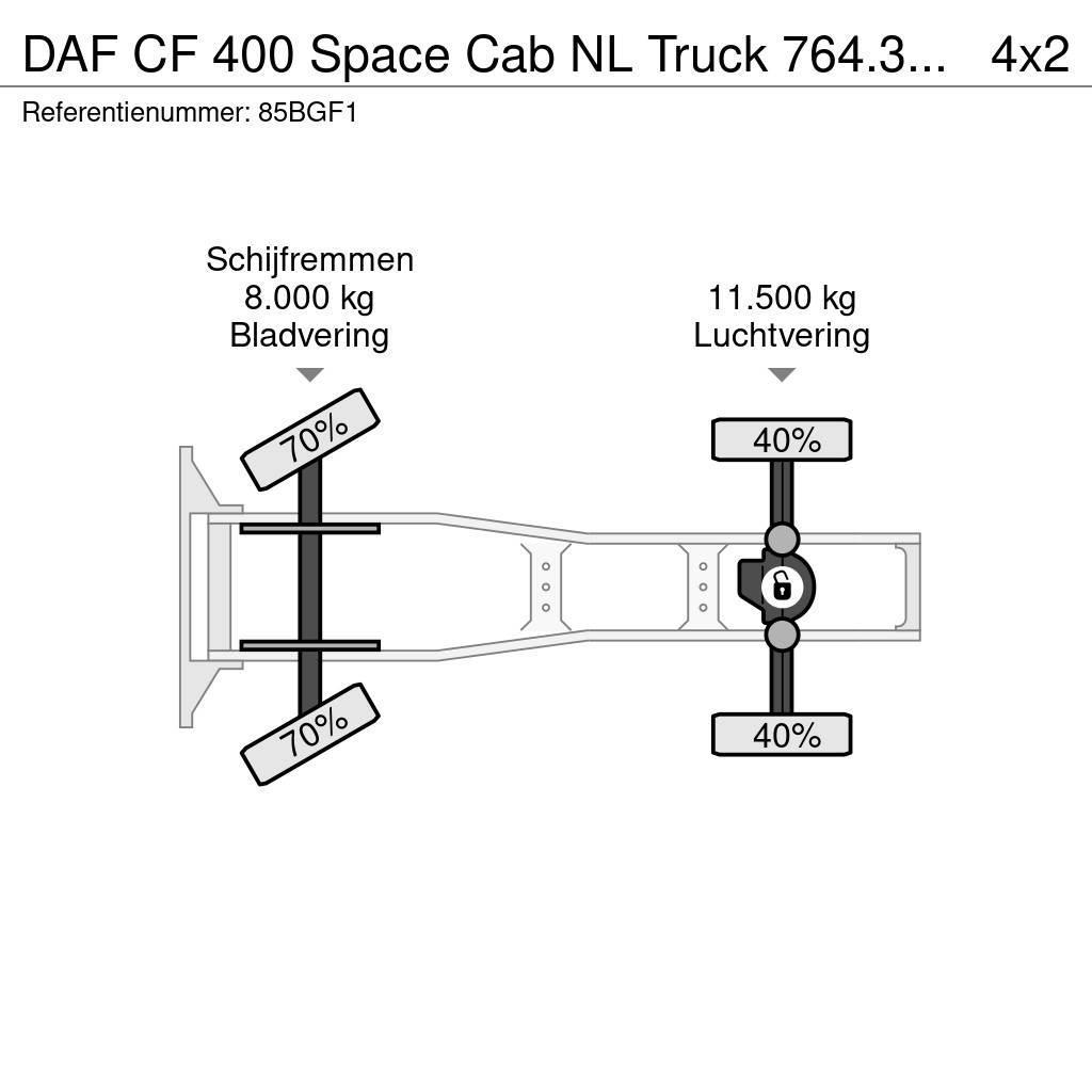 DAF CF 400 Space Cab NL Truck 764.313KM Traktorske jedinice