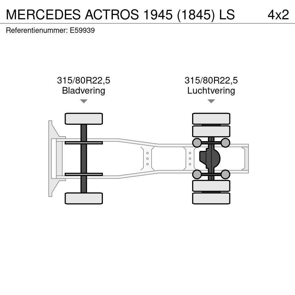 Mercedes-Benz ACTROS 1945 (1845) LS Traktorske jedinice