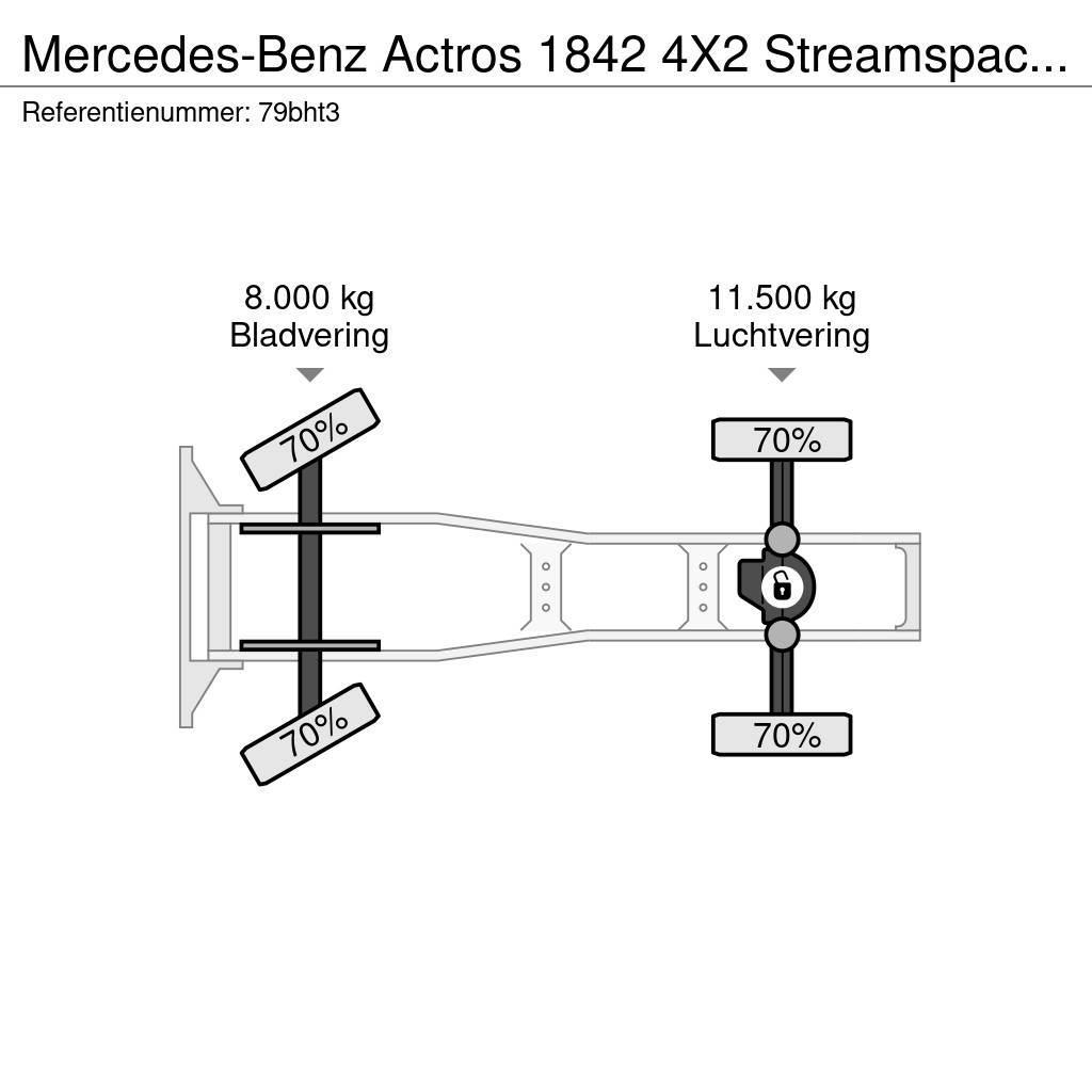 Mercedes-Benz Actros 1842 4X2 Streamspace NL Truck Side skirts 8 Traktorske jedinice
