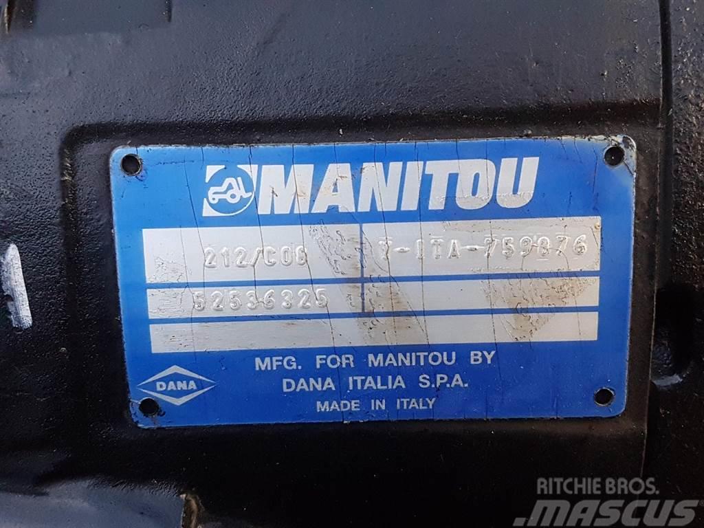 Manitou -Spicer Dana 212/C08-52536325-Axle/Achse/As Osi
