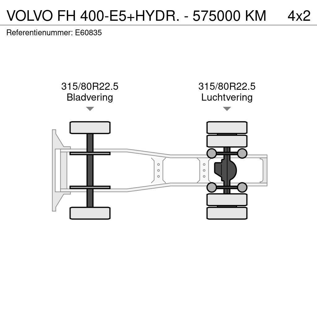 Volvo FH 400-E5+HYDR. - 575000 KM Traktorske jedinice