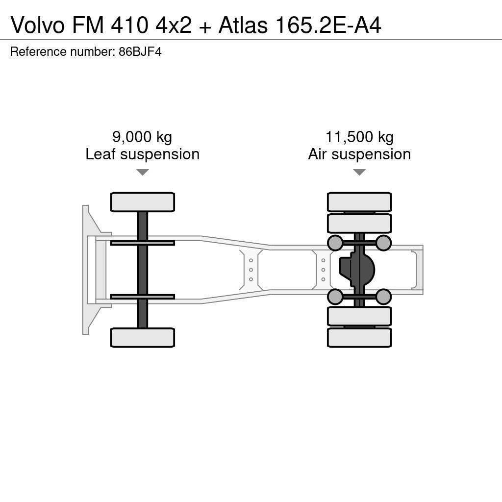 Volvo FM 410 4x2 + Atlas 165.2E-A4 Traktorske jedinice