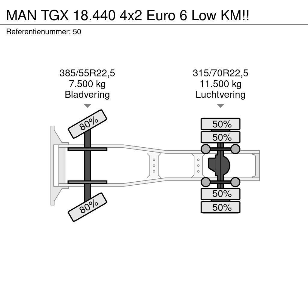 MAN TGX 18.440 4x2 Euro 6 Low KM!! Traktorske jedinice