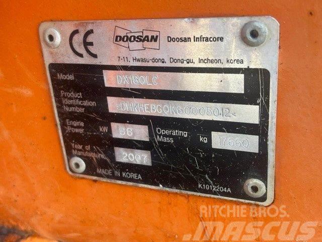 Doosan DX 180 LC Bageri gusjeničari