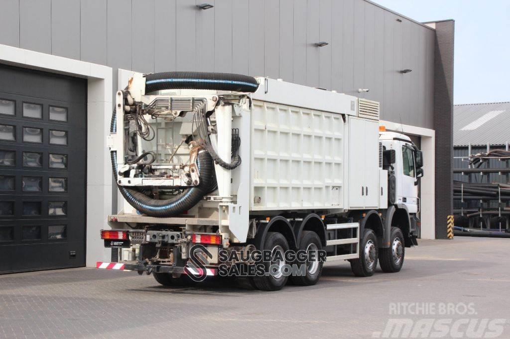 Mercedes-Benz Actros 4141 RSP 2014 Saugbagger 8x8 Kombiji / vakuumski kamioni