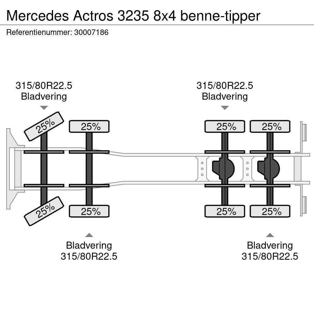 Mercedes-Benz Actros 3235 8x4 benne-tipper Kiper kamioni