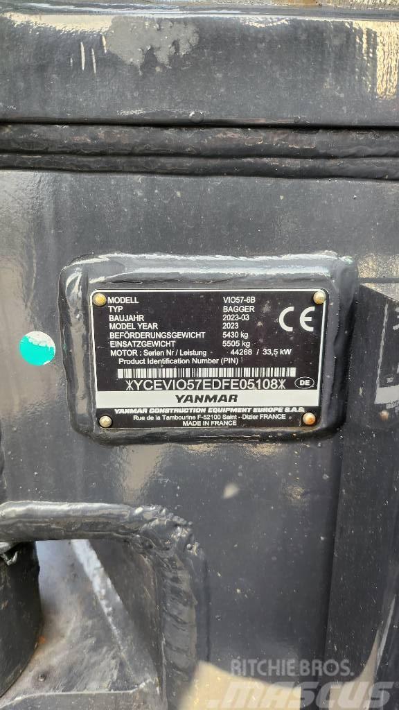 Yanmar Vio57-6B Advance Nullheck Powertilt HS03 Mini bageri <7t