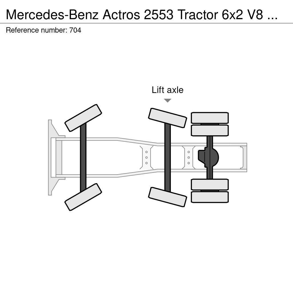 Mercedes-Benz Actros 2553 Tractor 6x2 V8 EPS Retarder Big Axle G Traktorske jedinice