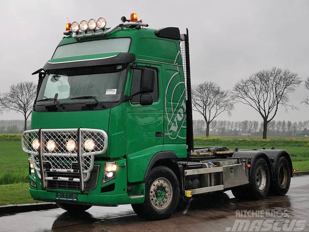 Volvo FH 16.600 6x4 manual joab hook Rol kiper kamioni s kukama za dizanje