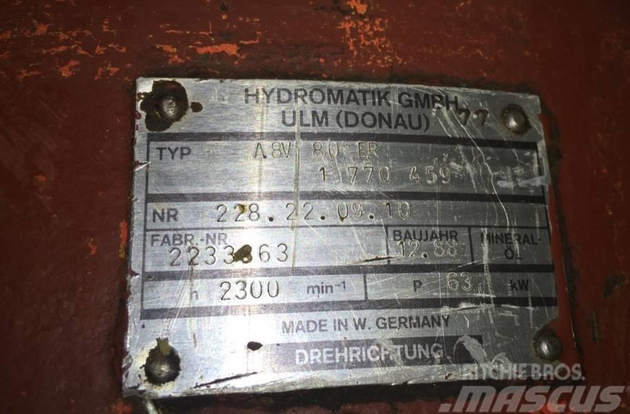 Hydromatik O&K RH6 Pompa hydrauliczna A8V 80 ER Hidraulika