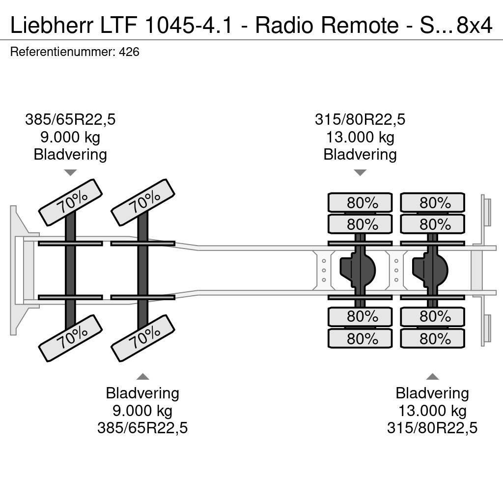 Liebherr LTF 1045-4.1 - Radio Remote - Scania P410 8x4 - Eu Rabljene dizalice za težak teren
