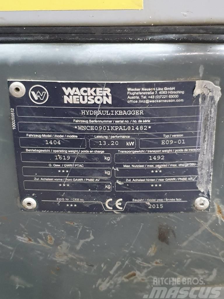 Wacker Neuson 1404 (E09-01) Mini bageri <7t
