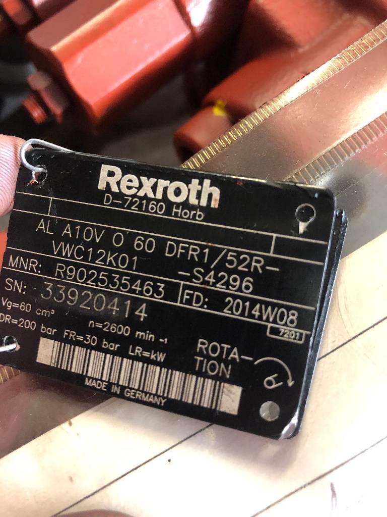 Rexroth A10VO60DFR1/52R-VWC12K04-S0827 +  A10VO45ED72/52L Ostale komponente