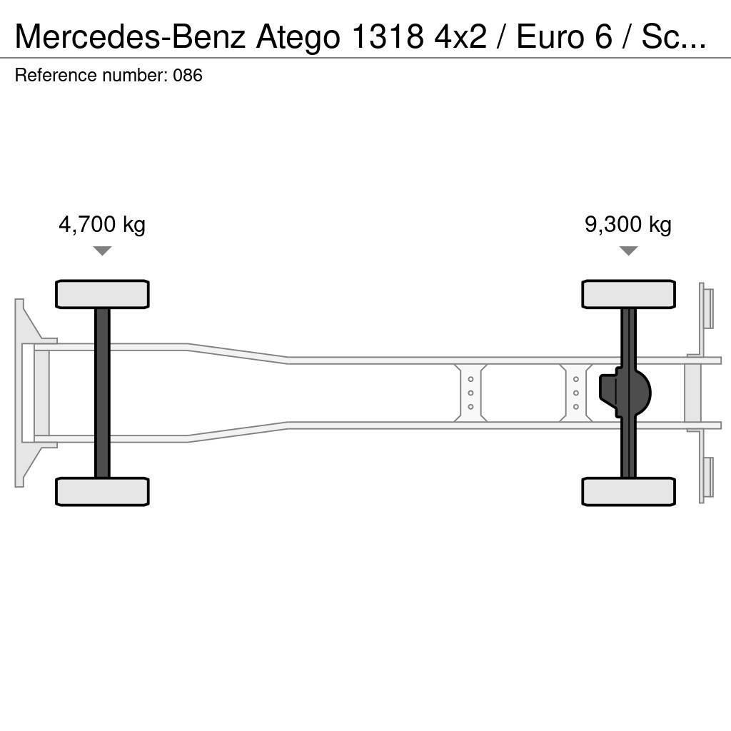 Mercedes-Benz Atego 1318 4x2 / Euro 6 / Schaltung 1218 Kamioni-šasije