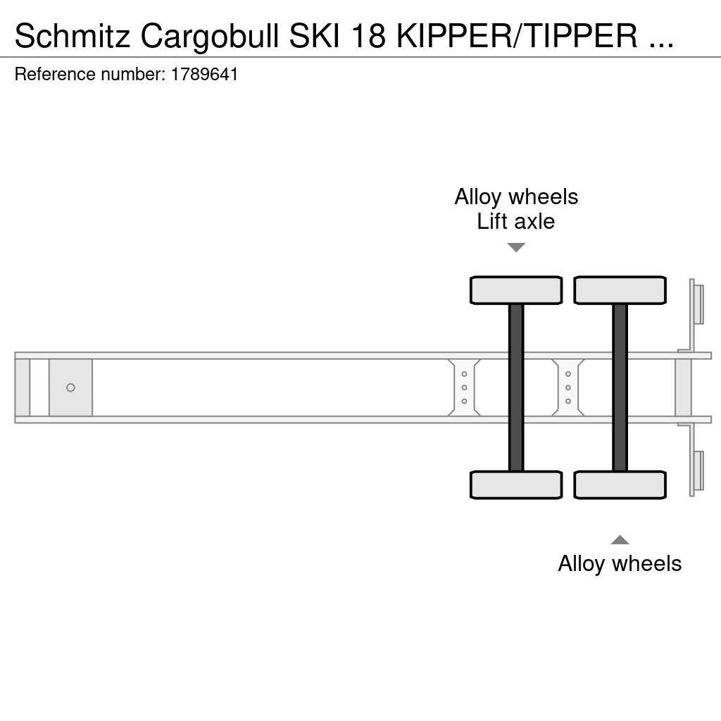 Schmitz Cargobull SKI 18 KIPPER/TIPPER TRAILER/AUFLIEGER Kiper poluprikolice