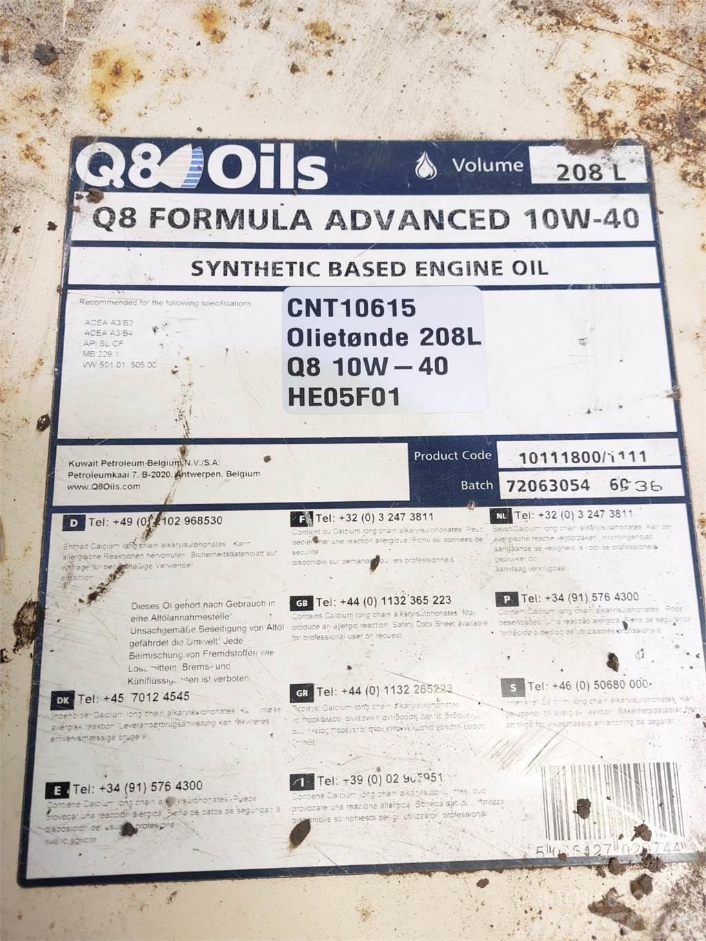  Oiletønde 208L Q8 10W-40 Synthetich Based Ostalo