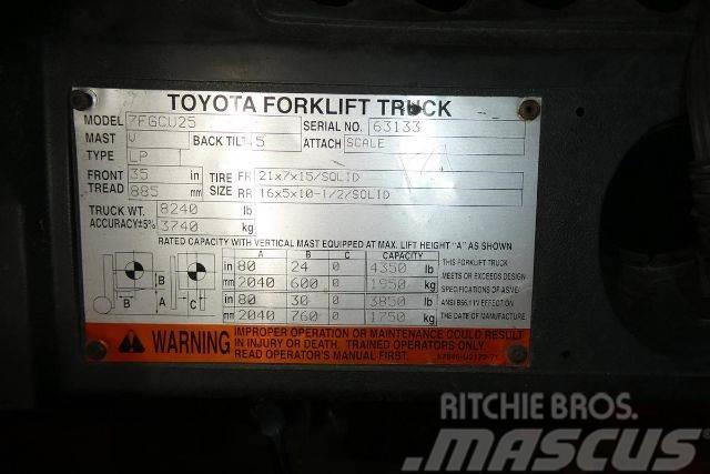 Toyota 7FGCU25 Viličari - ostalo