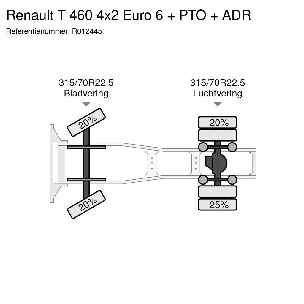 Renault T 460 4x2 Euro 6 + PTO + ADR Traktorske jedinice