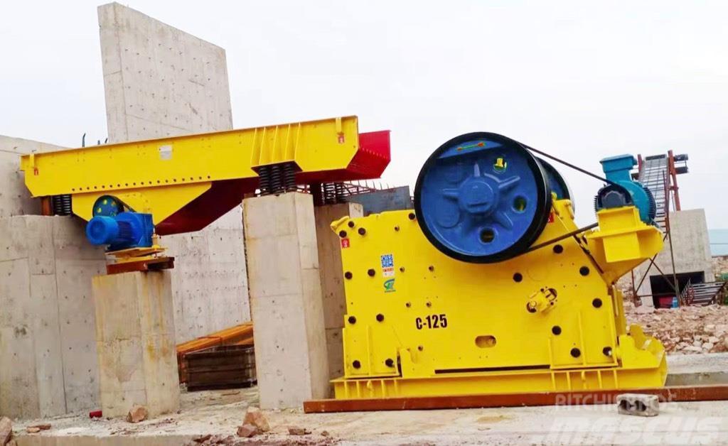 Kinglink C125 Primary Jaw Crusher for Riverstone Drobilice