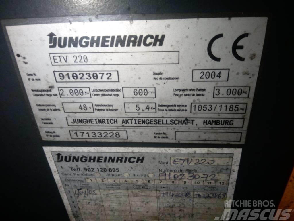 Jungheinrich ETV 220 Viličari sa pomičnim stupom
