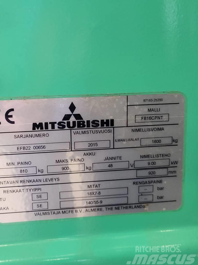 Mitsubishi FB16CPNT " Lappeenrannassa" Električni viličari