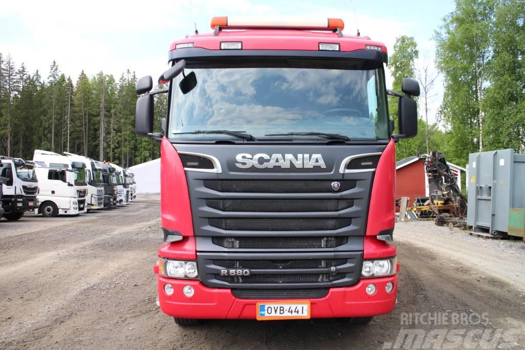 Scania R 580 ja 4-aks PV Kiper kamioni