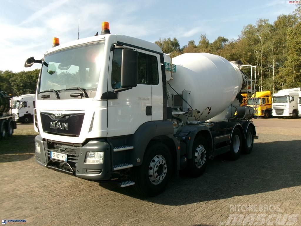 MAN TGS 32.360 8X4 Euro 6 Imer concrete mixer 9 m3 Kamioni mikseri za beton