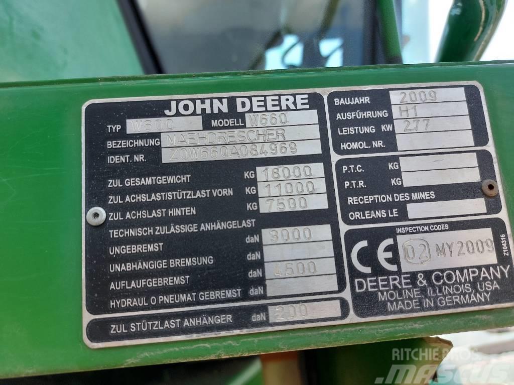 John Deere W 660 Combine harvesters