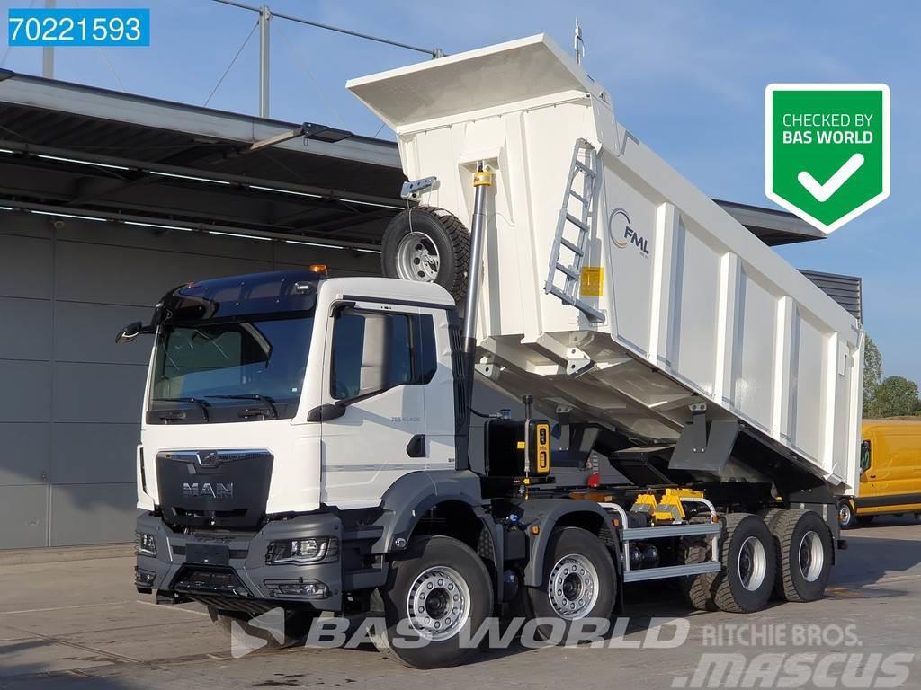 MAN TGS 41.400 8X4 NEW! Euro 5 Manual 25m3 Steelsuspen Kiper kamioni
